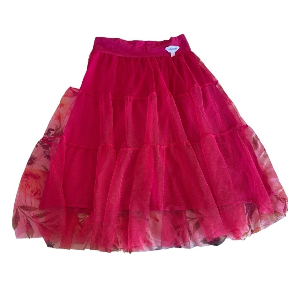 Naartjie girls size 9 year old (10) pink tulle maxi skirt